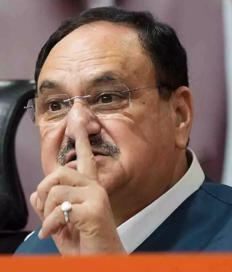 नड्डा ने HP में 2023 मानसून से हुए नुकसान के लिए केंद्रीय अनुदान को मंजूरी दिए जाने की सराहना की नड्डा ने HP में 2023 मानसून से हुए नुकसान के लिए केंद्रीय अनुदान को मंजूरी दिए जाने की सराहना की