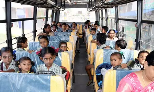 Chennai कॉर्पोरेशन स्कूल के छात्रों के लिए 4 नई बसें