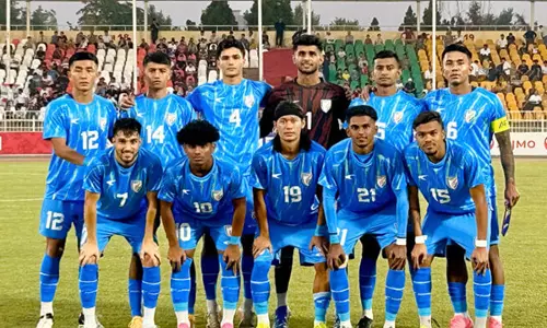 दस पुरुषों वाली भारत की अंडर-23 टीम ने Tajikistan के खिलाफ बढ़त और मैच खो दिया