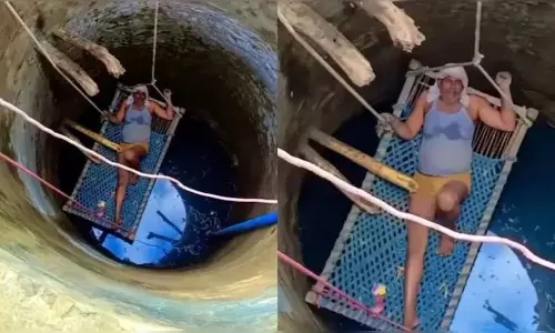 शख्स ने गर्मी भगाने के लिए लगाया गजब का जुगाड़, इंटरनेट पर छाया VIDEO