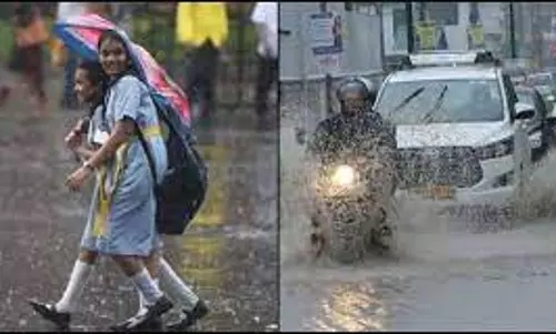 Hazaribagh में मौसम बिगड़ा, एहतियातन स्कूलों में छुट्टी घोषित