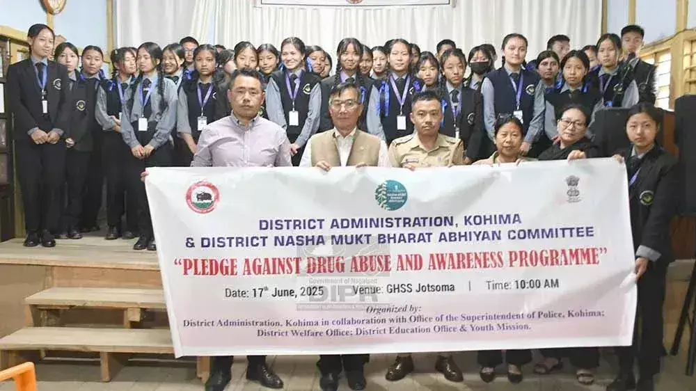 Nagaland :  छात्रों के लिए नशा विरोधी जागरूकता