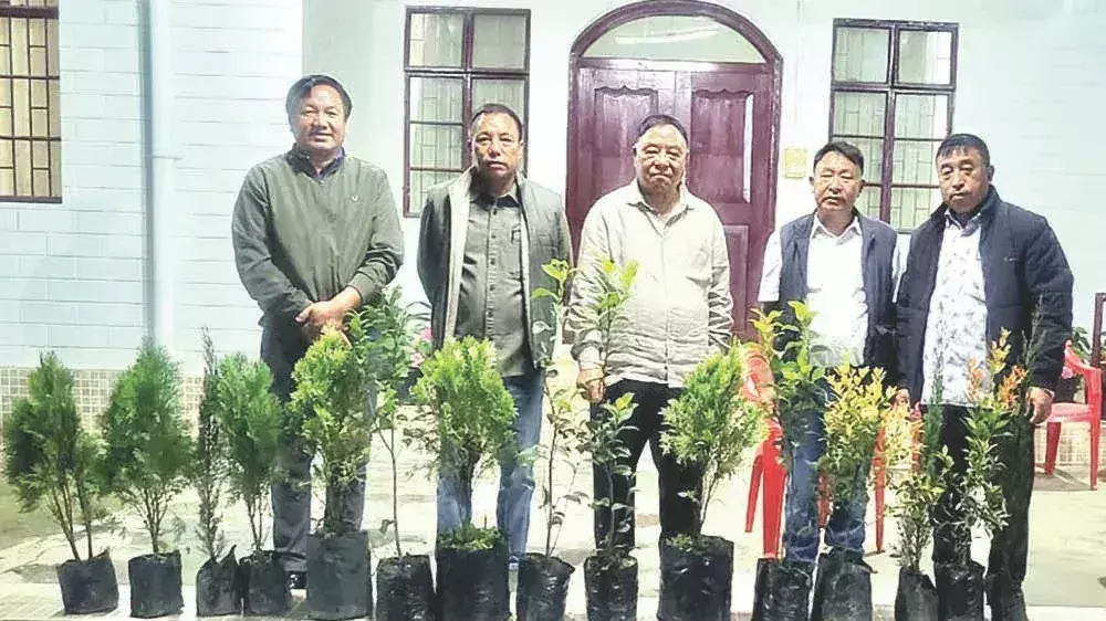 Nagaland : काइतो ने साताखा में हरियाली को बढ़ावा देने के लिए पौधे वितरित किए