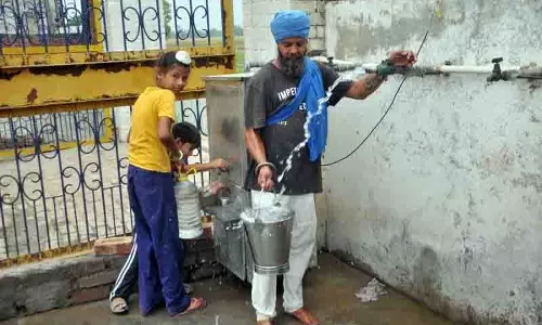 Guru की वडाली में पीने योग्य पानी अभी भी एक सपना है Guru की वडाली में पीने योग्य पानी अभी भी एक सपना है