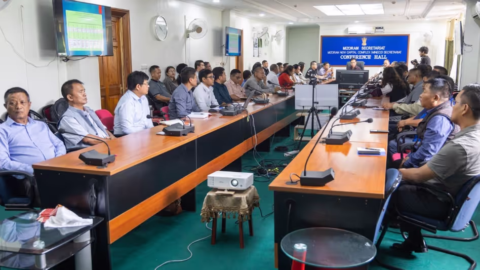 Mizoram  के मुख्यमंत्री लालदुहोमा ने रबर मिशन की प्रगति की समीक्षा की