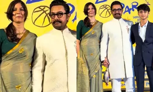 Aamir Khan और Gauri की जोड़ी ने बिखेरा रेड कार्पेट पर जलवा