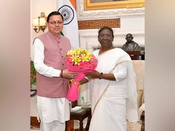 Uttarakhand CM ने राष्ट्रपति मुर्मू को उनके 67वें जन्मदिन पर शुभकामनाएं दीं Uttarakhand CM ने राष्ट्रपति मुर्मू को उनके 67वें जन्मदिन पर शुभकामनाएं दीं