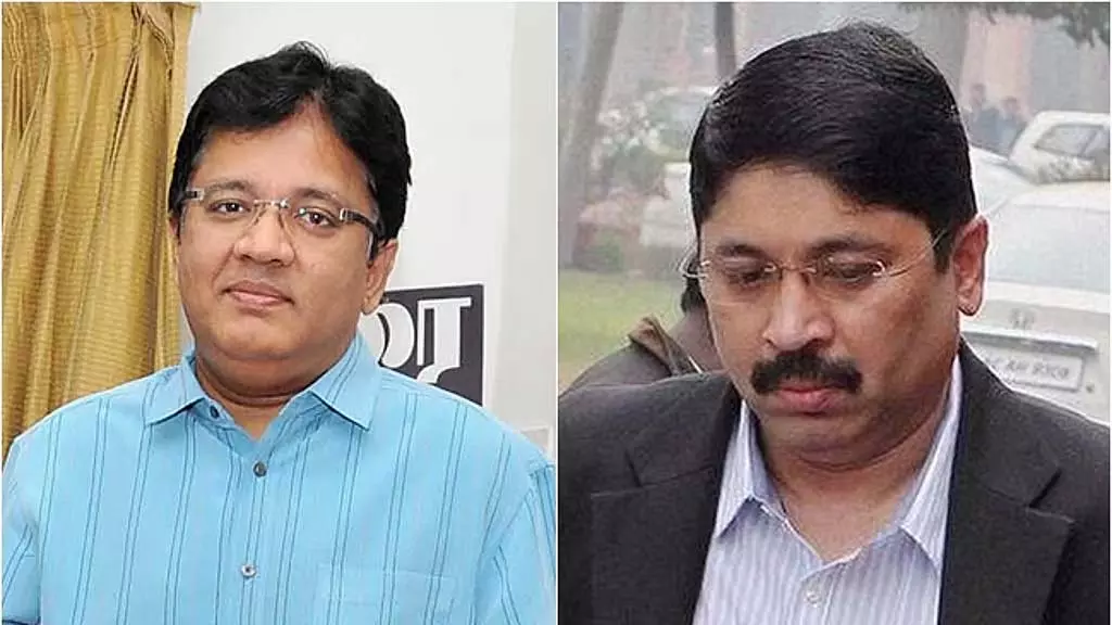 शेयरों के धोखाधड़ीपूर्ण हस्तांतरण के आरोप: दयानिधि मारन ने कलानिधि मारन को नोटिस जारी किया शेयरों के धोखाधड़ीपूर्ण हस्तांतरण के आरोप: दयानिधि मारन ने कलानिधि मारन को नोटिस जारी किया