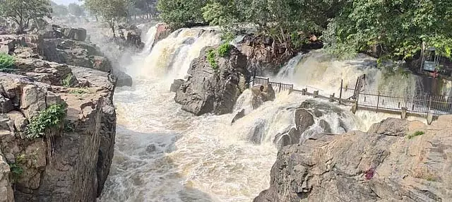 Hogenakkal: उत्साह का माहौल झरनों में नहाना प्रतिबंधित Hogenakkal: उत्साह का माहौल झरनों में नहाना प्रतिबंधित