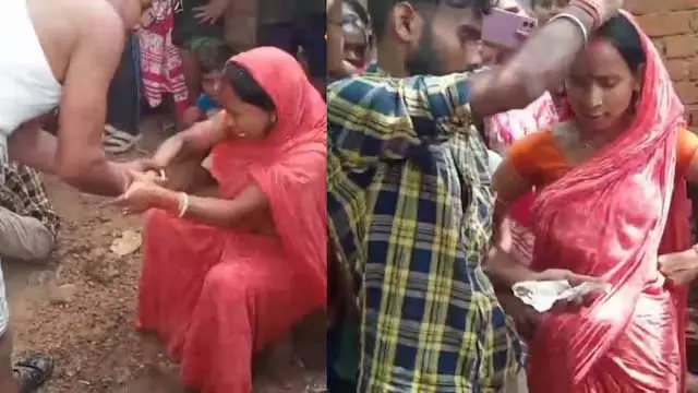 Jharkhand : अनोखी शादी, पति ने पत्नी को दिया प्यार निभाने का मौका Jharkhand : अनोखी शादी, पति ने पत्नी को दिया प्यार निभाने का मौका