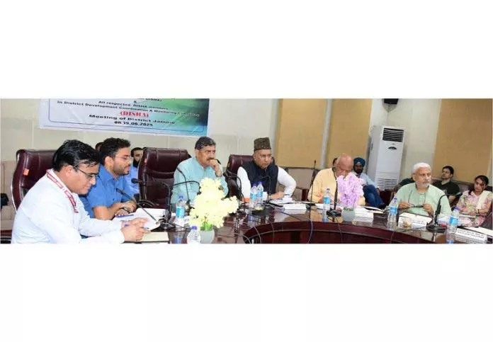 सांसद जुगल-खटाना ने Jammu में दिशा बैठक की अध्यक्षता की सांसद जुगल-खटाना ने Jammu में दिशा बैठक की अध्यक्षता की
