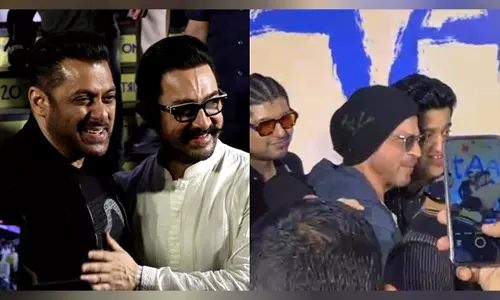 ShahRukh-Salman सितारे ज़मीन पर के प्रीमियर में आमिर खान के साथ शामिल हुए ShahRukh-Salman सितारे ज़मीन पर के प्रीमियर में आमिर खान के साथ शामिल हुए
