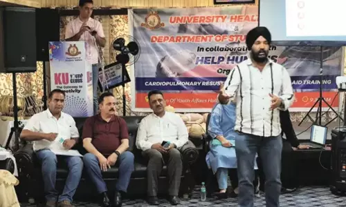 केयू ने छात्रों के लिए CPR, प्राथमिक चिकित्सा प्रशिक्षण कार्यक्रम आयोजित किया