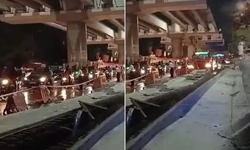 मेट्रो रेल कार्य के दौरान दुर्घटना: ठेकेदार पर 1 करोड़ का जुर्माना