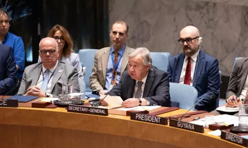 UN chief ने संघर्ष को रोकने के लिए विकास में निवेश का आह्वान किया UN chief ने संघर्ष को रोकने के लिए विकास में निवेश का आह्वान किया