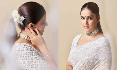 सितारे ज़मीन पर प्रीमियर में Genelia Deshmukh चिकनकारी साड़ी में शाही लग रही थीं