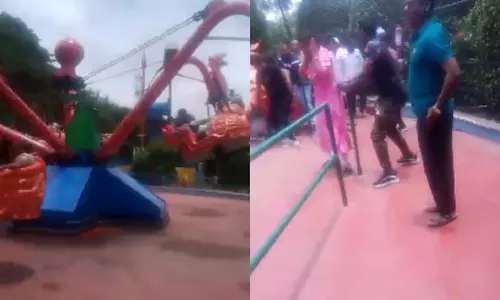 Maharashtra : सोलापुर में मनोरंजन सवारी की सीट टूटने से व्यक्ति की मौत Maharashtra : सोलापुर में मनोरंजन सवारी की सीट टूटने से व्यक्ति की मौत