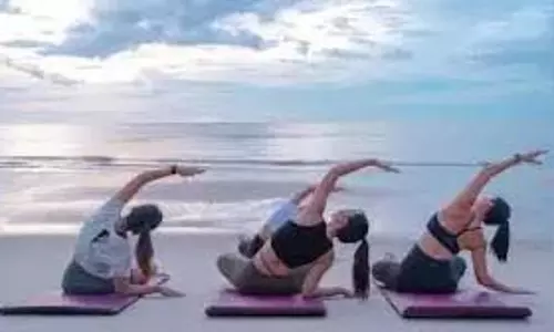 अंतर्राष्ट्रीय योग दिवस के लिए 24 घंटे की उल्टी गिनती LB स्टेडियम में शुरू होगी