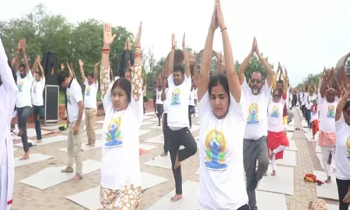 लुम्बिनी में भारतीय दूतावास ने किया योग दिवस कार्यक्रम का आयोजन