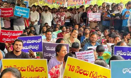 Telangana सरकार से 2 लाख नौकरियों की अधिसूचना जारी करने की मांग Telangana सरकार से 2 लाख नौकरियों की अधिसूचना जारी करने की मांग