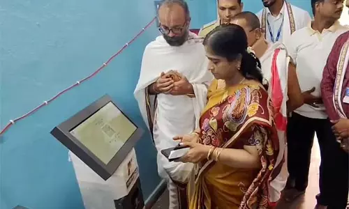 Telangana : भद्राद्री मंदिर में कियोस्क मशीनें अब दर्शन और प्रसाद टिकट लेना हुआ आसान