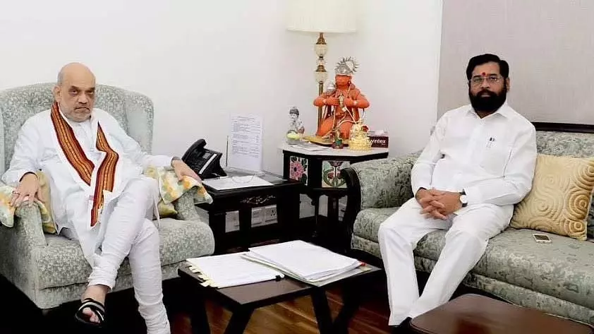 Amit Shah ने असली शिवसेना को बेनकाब करने के लिए एकनाथ शिंदे की प्रशंसा की Amit Shah ने असली शिवसेना को बेनकाब करने के लिए एकनाथ शिंदे की प्रशंसा की