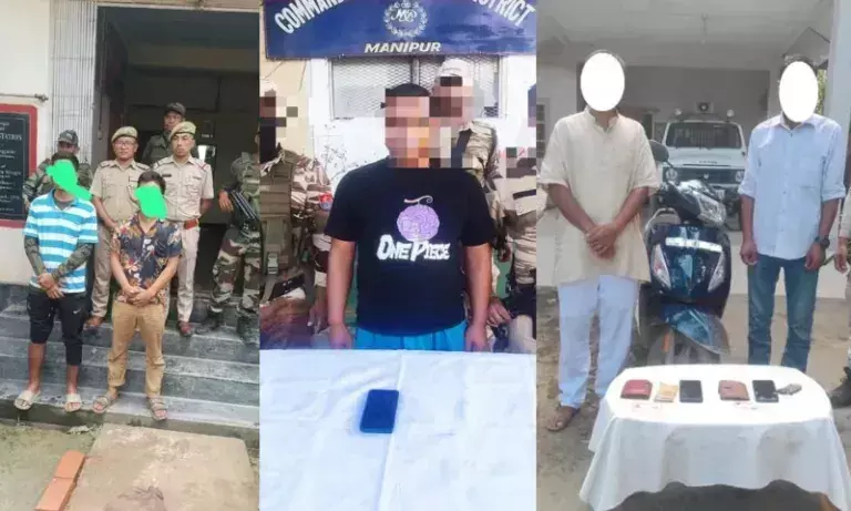 Manipur: 36 घंटे के अभियान में 4 पीएलए, 1 पीआरईपीएके कैडर गिरफ्तार Manipur: 36 घंटे के अभियान में 4 पीएलए, 1 पीआरईपीएके कैडर गिरफ्तार