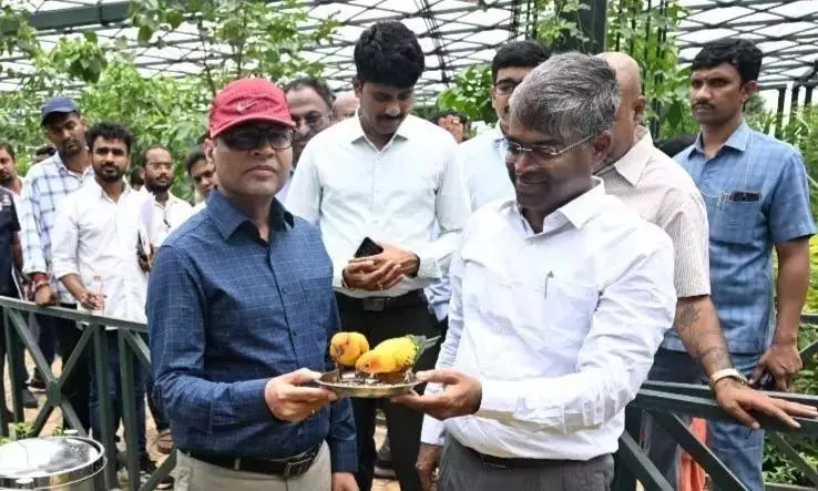 Telangana: मुख्य सचिव ने कोथवालगुडा इको पार्क का निरीक्षण किया Telangana: मुख्य सचिव ने कोथवालगुडा इको पार्क का निरीक्षण किया