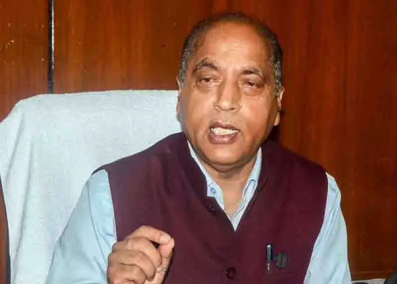 हिमाचल के मुख्यमंत्री के नेतृत्व के खिलाफ नाराजगी बढ़ रही: Jai Ram Thakur हिमाचल के मुख्यमंत्री के नेतृत्व के खिलाफ नाराजगी बढ़ रही: Jai Ram Thakur