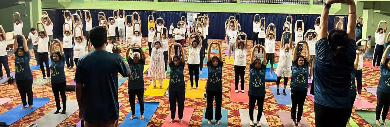 अंतरराष्ट्रीय योग दिवस, छत्तीसगढ़ क्लब में किया गया योगाभ्यास अंतरराष्ट्रीय योग दिवस, छत्तीसगढ़ क्लब में किया गया योगाभ्यास
