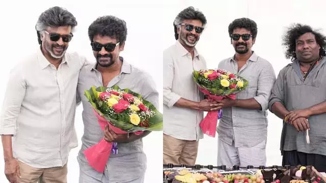 Rajinikanth : साल्ट एंड पेपर लुक नेल्सन की बर्थडे पार्टी में छाया Rajinikanth : साल्ट एंड पेपर लुक नेल्सन की बर्थडे पार्टी में छाया