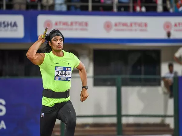 नीरज चोपड़ा ने पहले दौर में 88.16 मीटर का थ्रो फेंककर पेरिस डायमंड लीग जीती नीरज चोपड़ा ने पहले दौर में 88.16 मीटर का थ्रो फेंककर पेरिस डायमंड लीग जीती