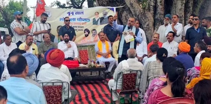 मोदी के नेतृत्व में जम्मू-कश्मीर अस्थिरता से एकीकरण की ओर बढ़ा: Chugh मोदी के नेतृत्व में जम्मू-कश्मीर अस्थिरता से एकीकरण की ओर बढ़ा: Chugh