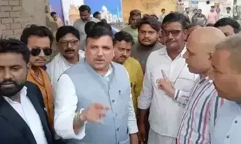 Varanasi: विकास के नाम पर काशी को किया जा रहा छलनी: संजय सिंह Varanasi: विकास के नाम पर काशी को किया जा रहा छलनी: संजय सिंह
