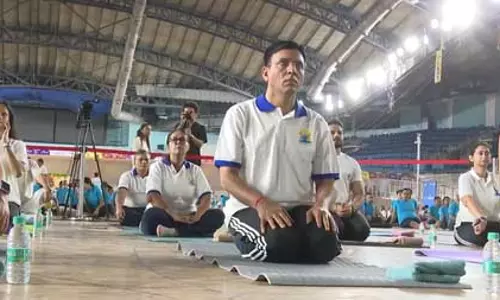 दिल्ली में अंतर्राष्ट्रीय योग दिवस पर फिट इंडिया कल्ट योगाथॉन का आयोजन दिल्ली में अंतर्राष्ट्रीय योग दिवस पर फिट इंडिया कल्ट योगाथॉन का आयोजन
