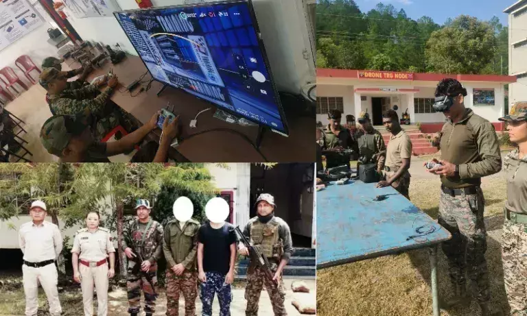 Assam राइफल्स ने ड्रोन अभियान शुरू कर दो आतंकवादियों को पकड़ा