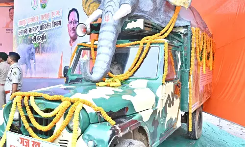 सरकार ने वन विभाग को दिया गज रथ