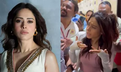 प्रशंसकों की भीड़ में फंसी Nushrratt Bharuccha मदद के लिए की गुहार
