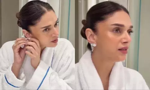 चमकती त्वचा और रॉयल अंदाज़, Cannes 2025 के लिए तैयार अदिति राव हैदरी