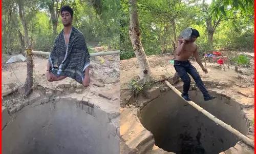 OMG! देसी स्पाइडरमैन ने इंटरनेट पर मचाई हलचल, VIDEO देख खड़े हो जाएंगे रोंगटे OMG! देसी स्पाइडरमैन ने इंटरनेट पर मचाई हलचल, VIDEO देख खड़े हो जाएंगे रोंगटे