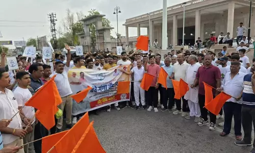 Barmer: बाड़मेर मुख्यालय पर वंदे गंगा मैराथन के जरिए जल संरक्षण का संदेश