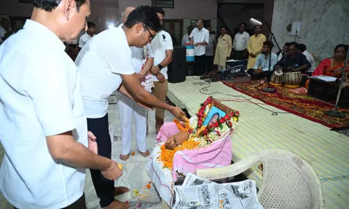 रायगढ़ में वित्तमंत्री ओपी चौधरी ने वेदमणि सिंह ठाकुर को दी श्रद्धांजलि