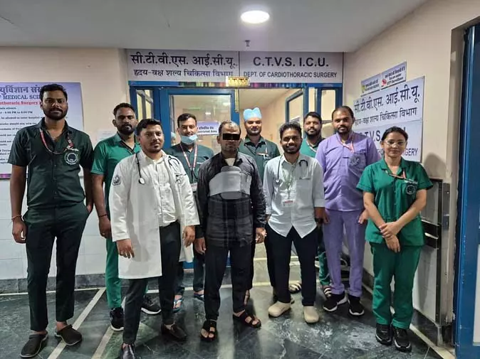 एम्स में दुर्लभ ब्लड ग्रुप वाले मरीज की जटिल हृदय सर्जरी, वॉल्व बदलकर बचाई जान एम्स में दुर्लभ ब्लड ग्रुप वाले मरीज की जटिल हृदय सर्जरी, वॉल्व बदलकर बचाई जान