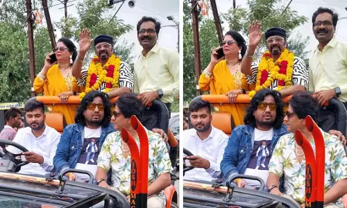 विश्व संगीत दिवस समारोह: संगीतकार गिरीश विश्वा ने रोड शो का नेतृत्व किया