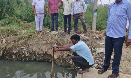निरीक्षण के दौरान एमसी टीम को Yamunanagar के कई नालों में मिली गाद