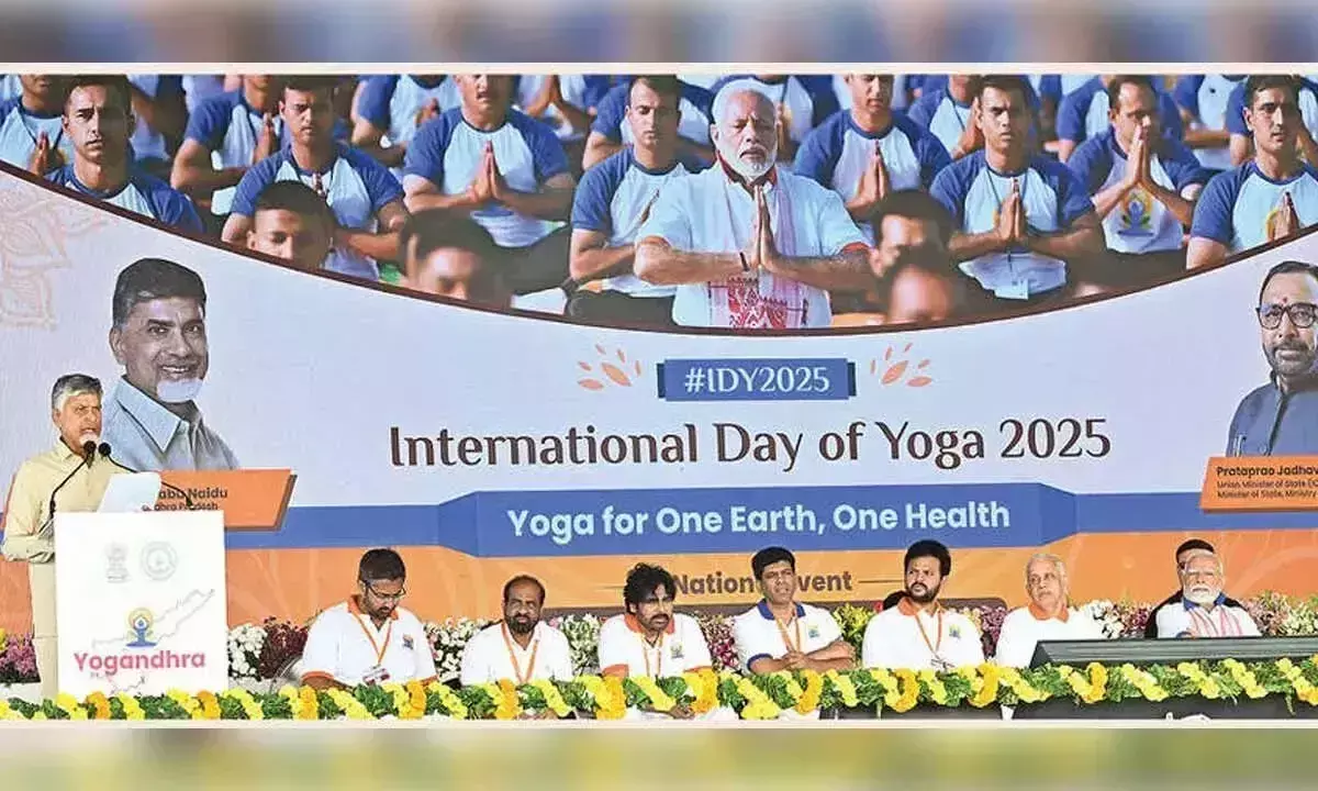 योग दिवस पर 23 वैश्विक रिकॉर्ड बने: नायडू