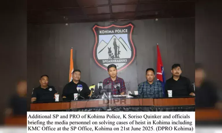 Nagaland: कोहिमा पुलिस ने हाई-प्रोफाइल चोरी के मामलों का खुलासा किया