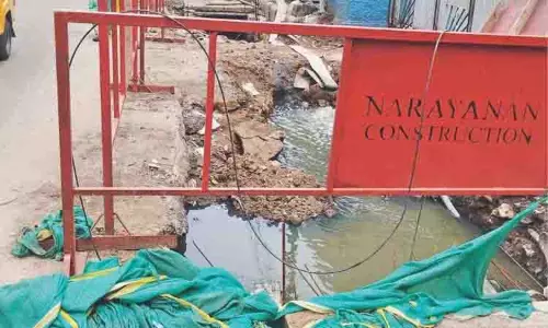 ओल्ड वॉशरमेनपेट के निवासी SWD कार्य की धीमी गति से परेशान ओल्ड वॉशरमेनपेट के निवासी SWD कार्य की धीमी गति से परेशान