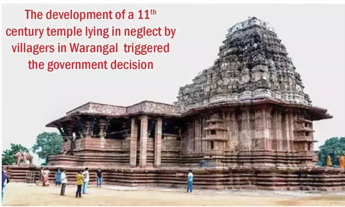 Telangana: सरकार पुराने, ऐतिहासिक मंदिरों का जीर्णोद्धार करेगी Telangana: सरकार पुराने, ऐतिहासिक मंदिरों का जीर्णोद्धार करेगी