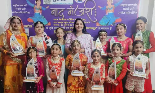 नाद मंजरी में बिलासपुर की बेटियों ने मचाई धूम